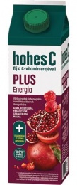 Gyümölcslé, 100%, 1l, HOHES C "Plus Energia", gyümölcs-zöldség